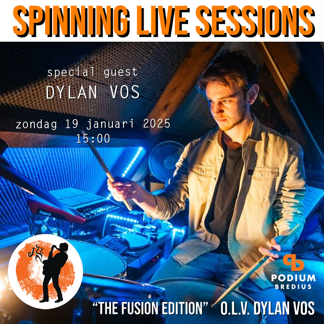 Spinning Live Sessions - Young Talent Fusion Edition met Dylan Vos @ Podium Bredius Woerden 19 jan 2025