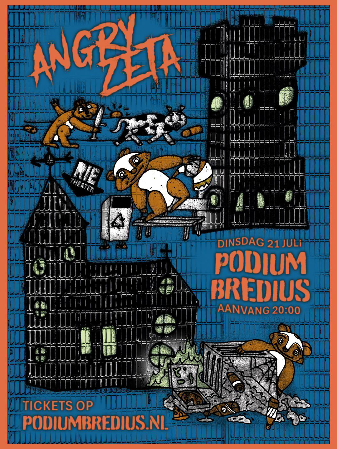 Angry Zeta @ Podium Bredius - dinsdag 21 juli 2026