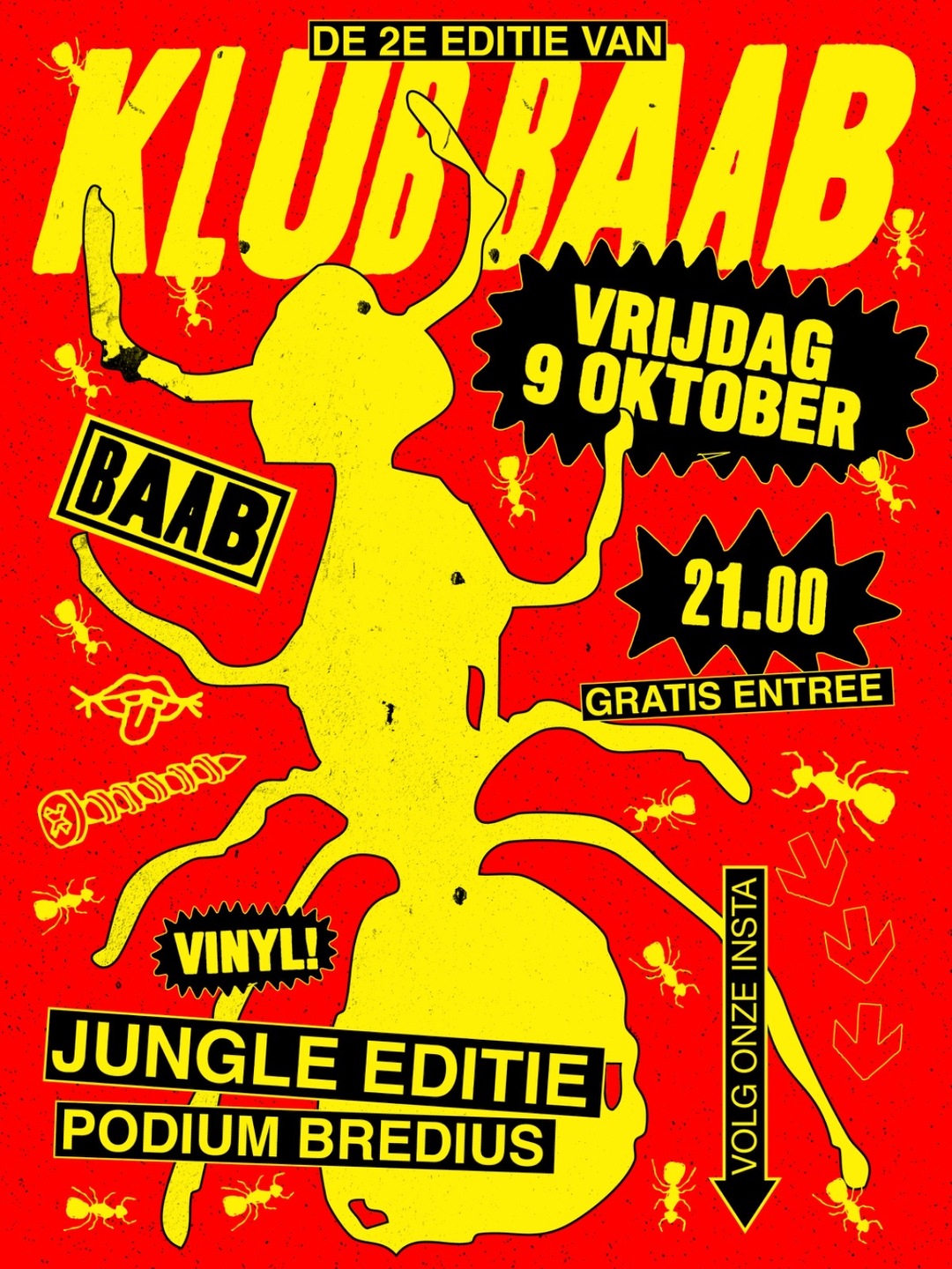 KLUB BAAB @ Podium Bredius - vrijdag 9 oktober 2026