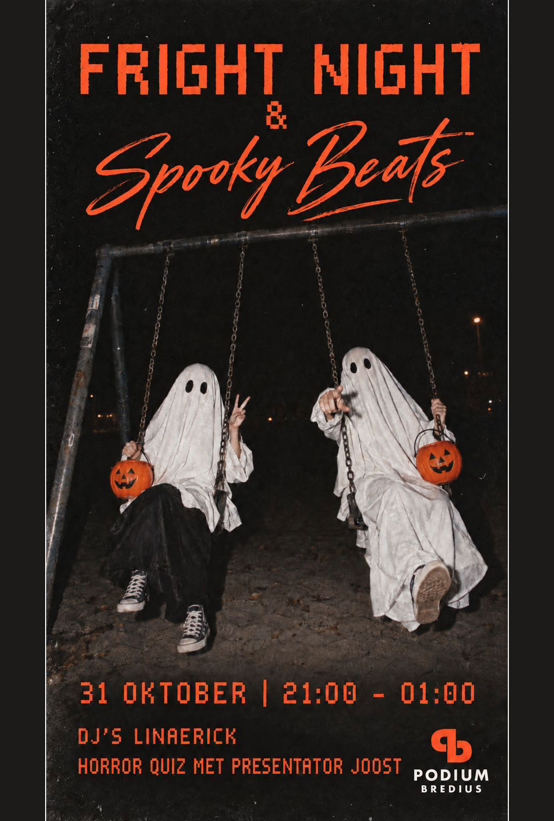 Fright Night & Spooky Beats @ Podium Bredius - zaterdag 31 oktober 2026